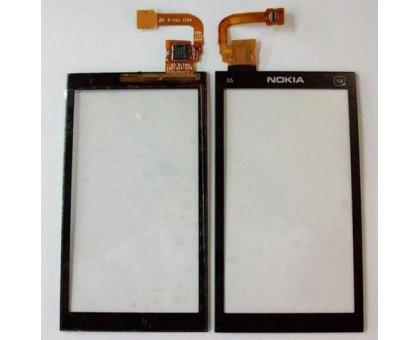 Тачскрін (сенсор) для Nokia X6-00, чорний